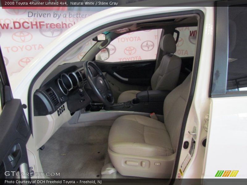 Natural White / Stone Gray 2008 Toyota 4Runner Limited 4x4