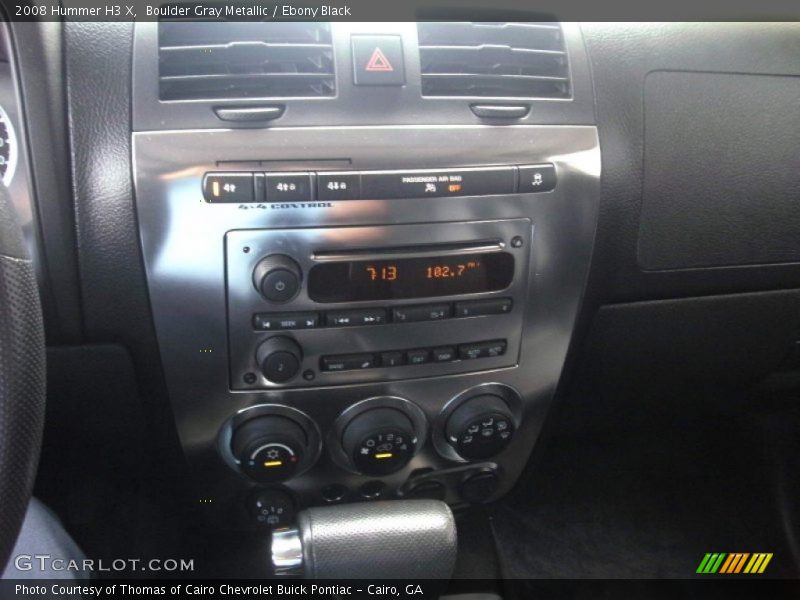 Boulder Gray Metallic / Ebony Black 2008 Hummer H3 X