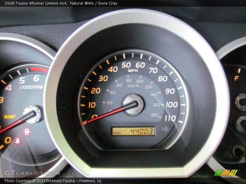 Natural White / Stone Gray 2008 Toyota 4Runner Limited 4x4