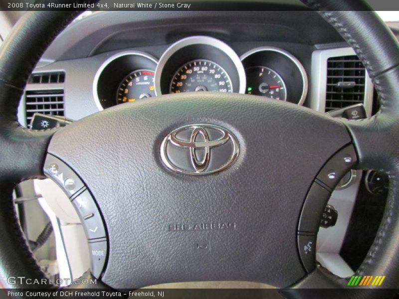Natural White / Stone Gray 2008 Toyota 4Runner Limited 4x4