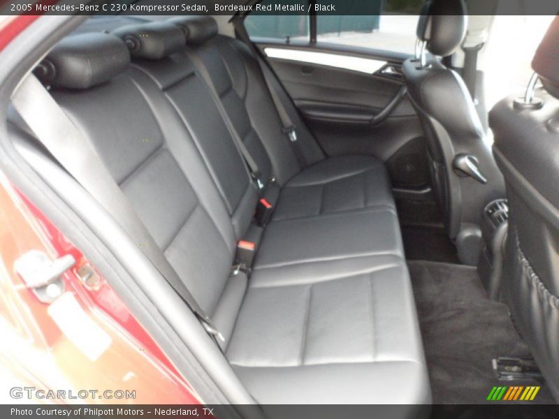 Bordeaux Red Metallic / Black 2005 Mercedes-Benz C 230 Kompressor Sedan