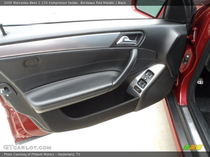 Bordeaux Red Metallic / Black 2005 Mercedes-Benz C 230 Kompressor Sedan