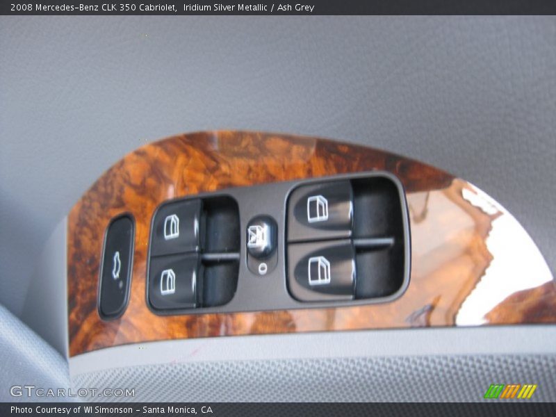 Iridium Silver Metallic / Ash Grey 2008 Mercedes-Benz CLK 350 Cabriolet