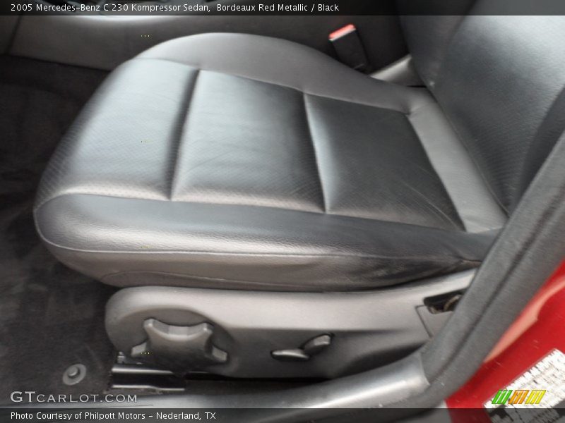 Bordeaux Red Metallic / Black 2005 Mercedes-Benz C 230 Kompressor Sedan
