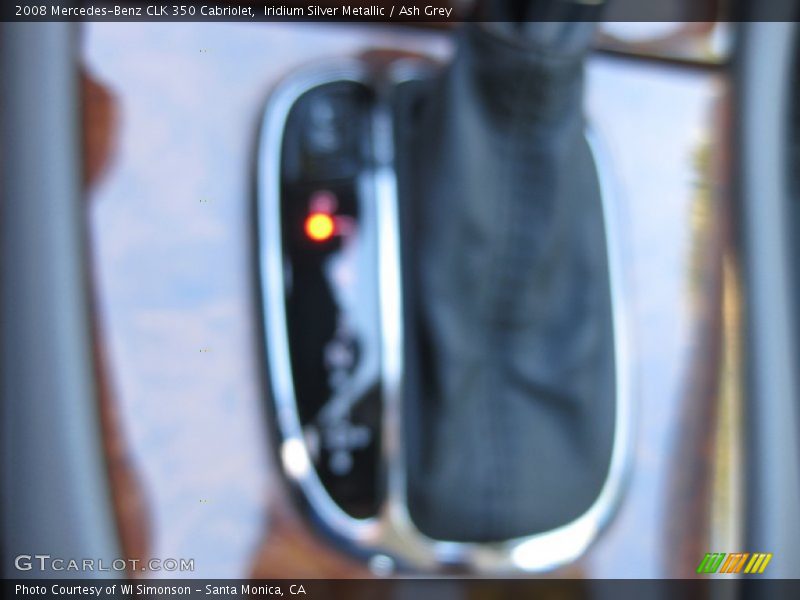 Iridium Silver Metallic / Ash Grey 2008 Mercedes-Benz CLK 350 Cabriolet
