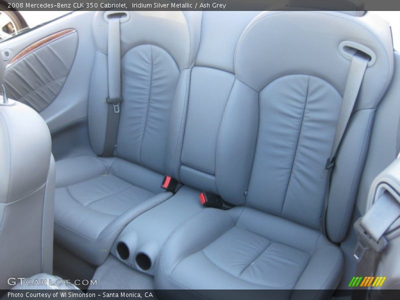 Iridium Silver Metallic / Ash Grey 2008 Mercedes-Benz CLK 350 Cabriolet