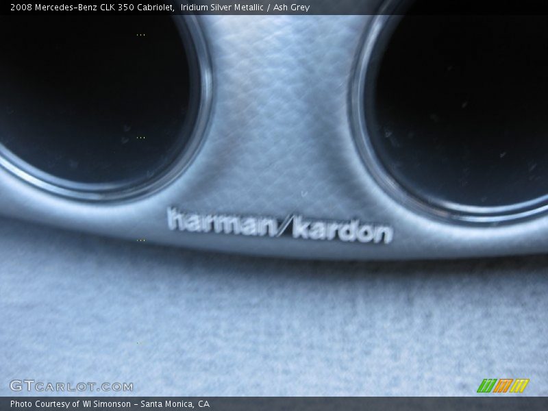 Iridium Silver Metallic / Ash Grey 2008 Mercedes-Benz CLK 350 Cabriolet