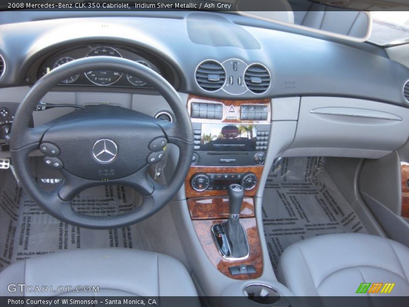 Iridium Silver Metallic / Ash Grey 2008 Mercedes-Benz CLK 350 Cabriolet