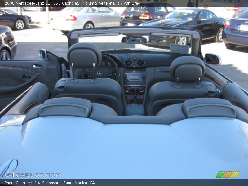 Iridium Silver Metallic / Ash Grey 2008 Mercedes-Benz CLK 350 Cabriolet