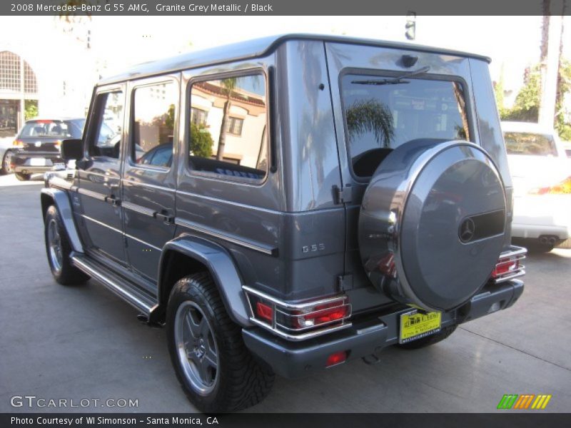 Granite Grey Metallic / Black 2008 Mercedes-Benz G 55 AMG