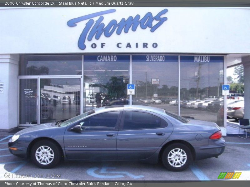 Steel Blue Metallic / Medium Quartz Gray 2000 Chrysler Concorde LXi