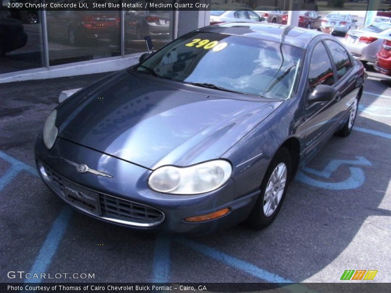 Steel Blue Metallic / Medium Quartz Gray 2000 Chrysler Concorde LXi