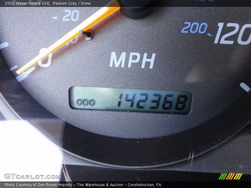 Radium Gray / Stone 2002 Nissan Sentra GXE