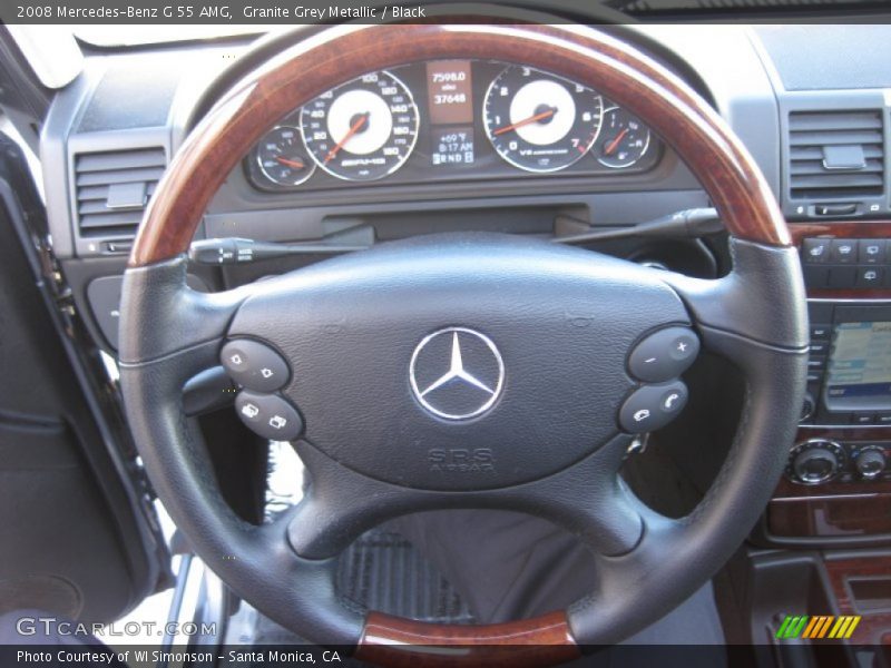 Granite Grey Metallic / Black 2008 Mercedes-Benz G 55 AMG