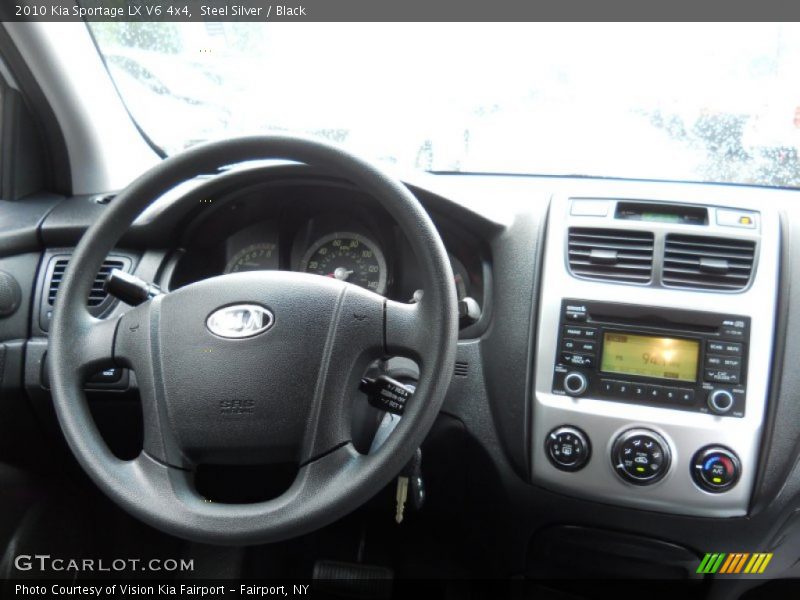 Steel Silver / Black 2010 Kia Sportage LX V6 4x4