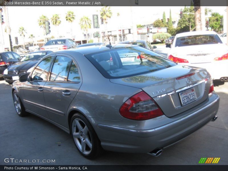 Pewter Metallic / Ash 2009 Mercedes-Benz E 350 Sedan