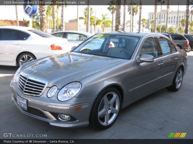 Pewter Metallic / Ash 2009 Mercedes-Benz E 350 Sedan