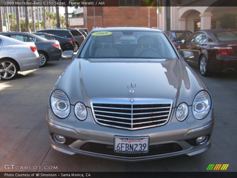 Pewter Metallic / Ash 2009 Mercedes-Benz E 350 Sedan