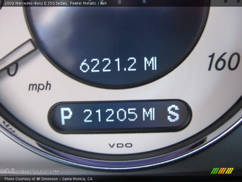 Pewter Metallic / Ash 2009 Mercedes-Benz E 350 Sedan