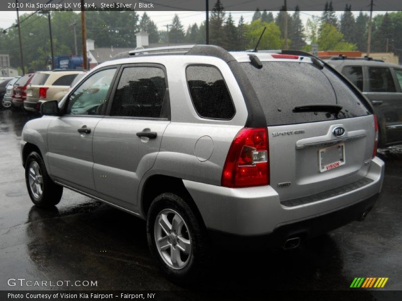 Steel Silver / Black 2010 Kia Sportage LX V6 4x4