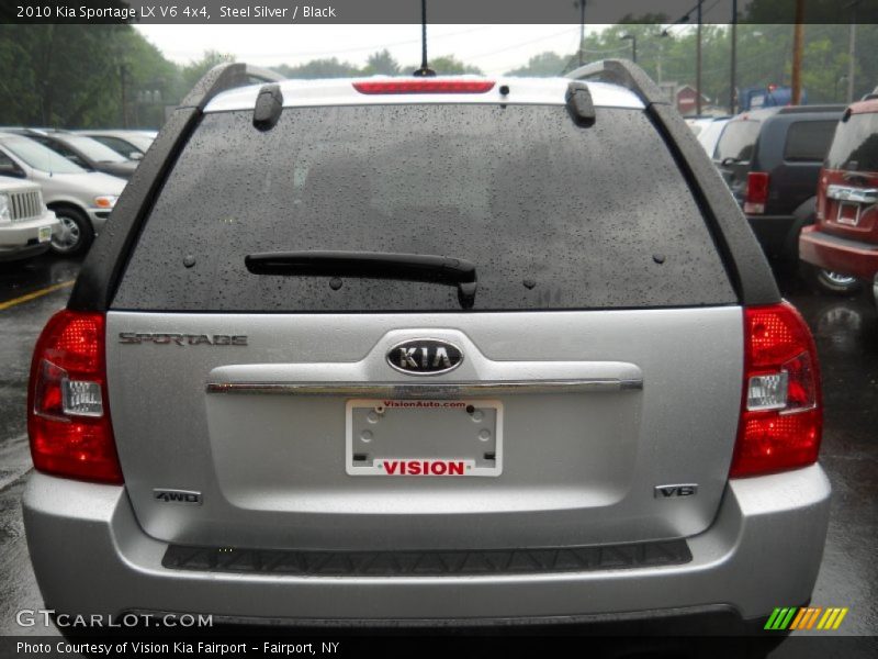 Steel Silver / Black 2010 Kia Sportage LX V6 4x4