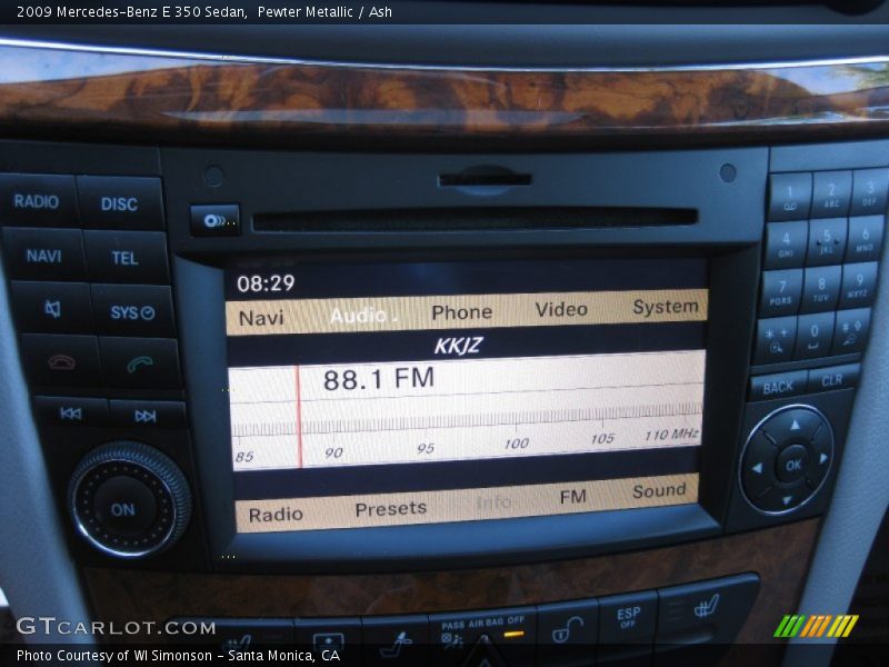 Pewter Metallic / Ash 2009 Mercedes-Benz E 350 Sedan