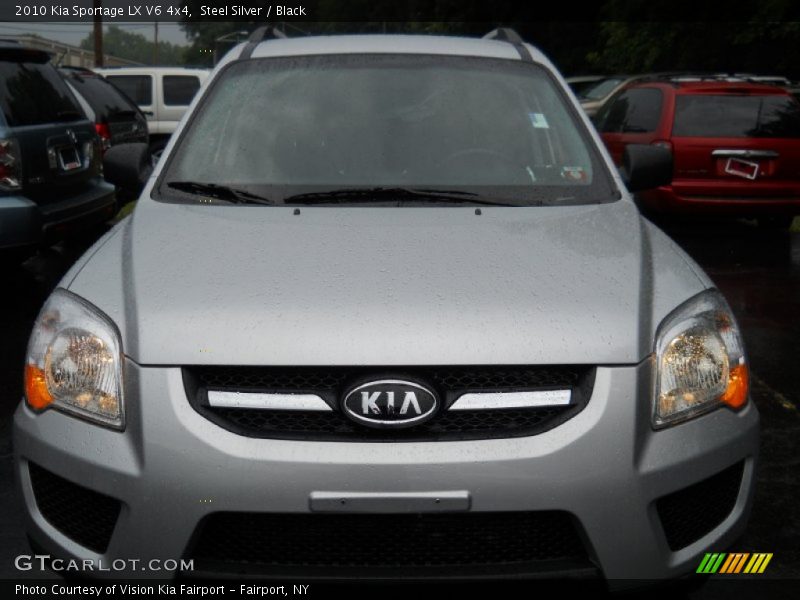 Steel Silver / Black 2010 Kia Sportage LX V6 4x4
