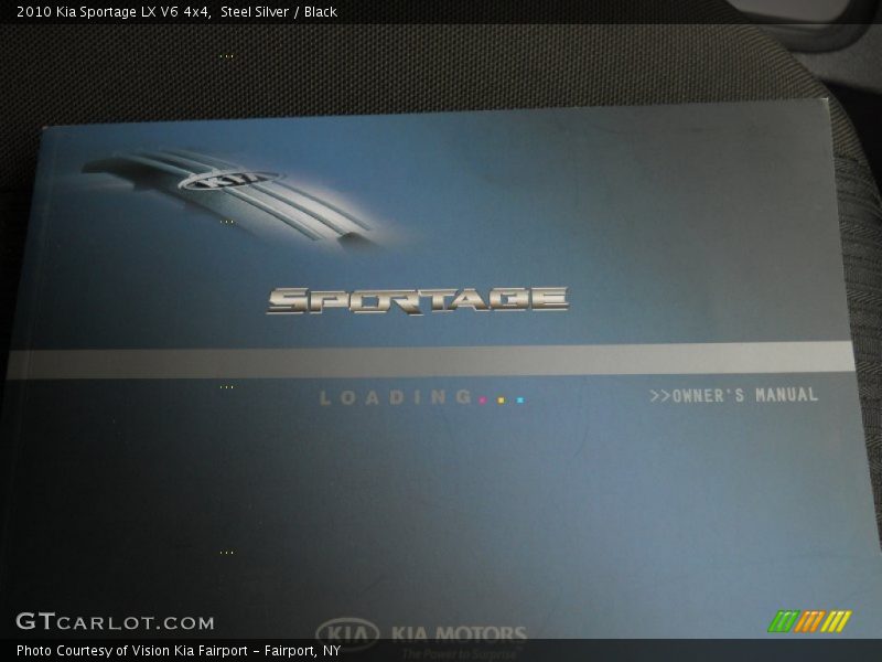 Steel Silver / Black 2010 Kia Sportage LX V6 4x4