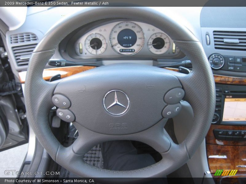 Pewter Metallic / Ash 2009 Mercedes-Benz E 350 Sedan
