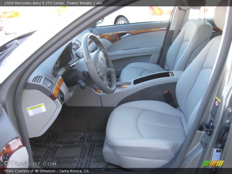Pewter Metallic / Ash 2009 Mercedes-Benz E 350 Sedan