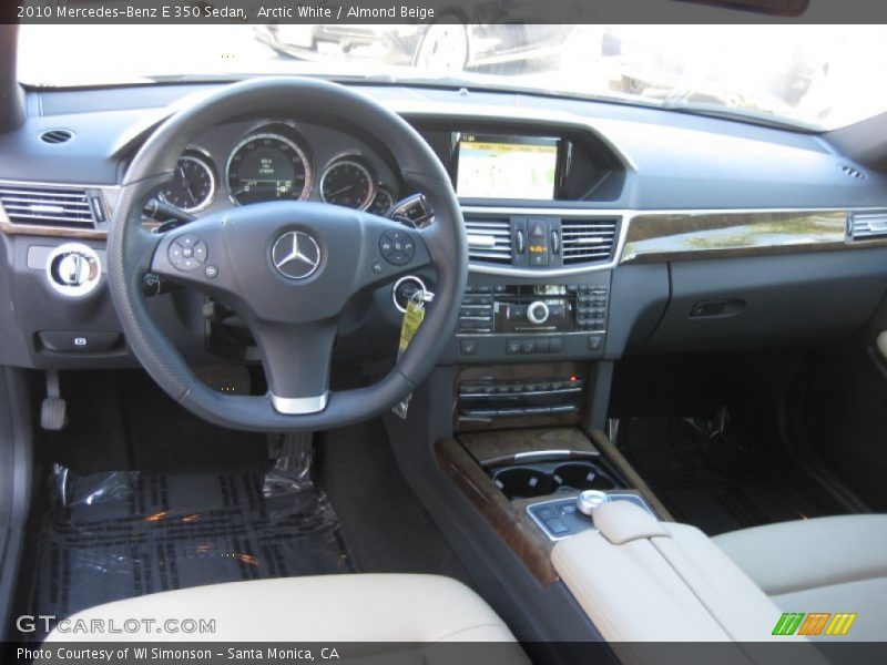 Arctic White / Almond Beige 2010 Mercedes-Benz E 350 Sedan
