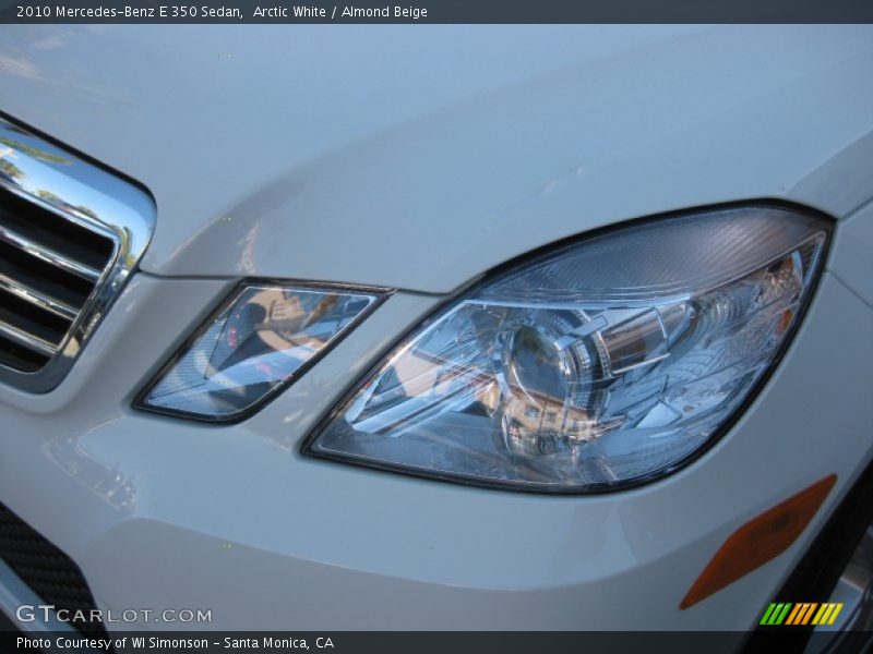 Arctic White / Almond Beige 2010 Mercedes-Benz E 350 Sedan