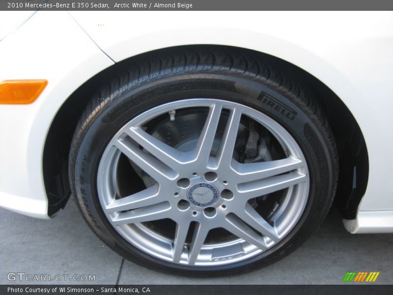 Arctic White / Almond Beige 2010 Mercedes-Benz E 350 Sedan