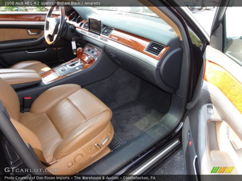 Brilliant Black / Amaretto 2008 Audi A8 L 4.2 quattro