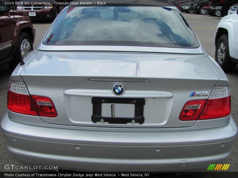 Titanium Silver Metallic / Black 2004 BMW M3 Convertible