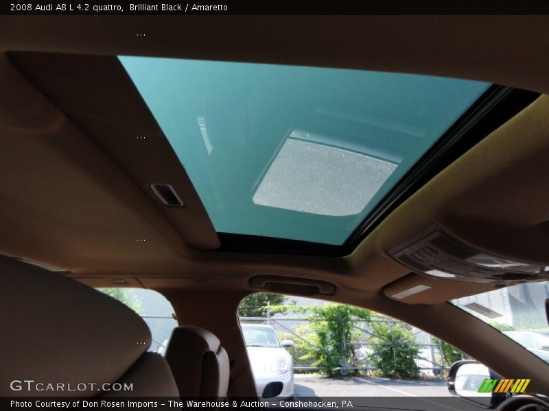 Brilliant Black / Amaretto 2008 Audi A8 L 4.2 quattro