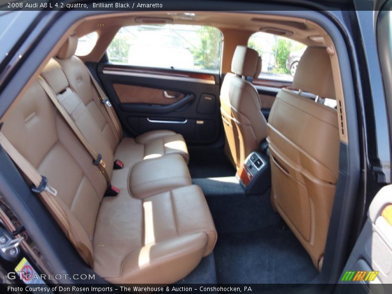 Brilliant Black / Amaretto 2008 Audi A8 L 4.2 quattro