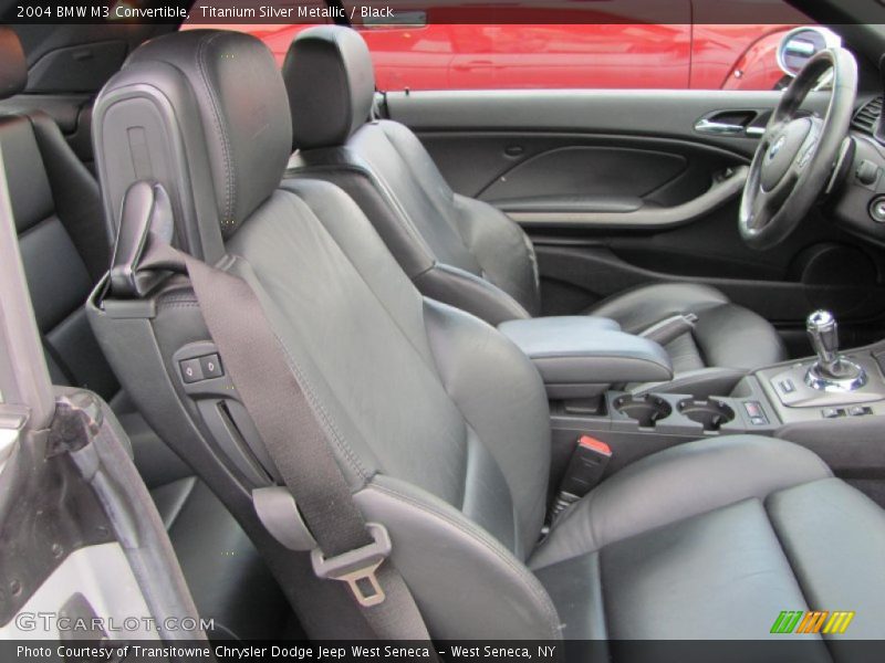 Titanium Silver Metallic / Black 2004 BMW M3 Convertible