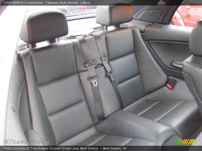 Titanium Silver Metallic / Black 2004 BMW M3 Convertible