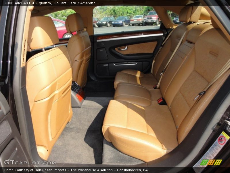 Brilliant Black / Amaretto 2008 Audi A8 L 4.2 quattro