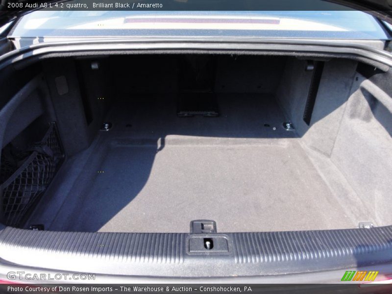 Brilliant Black / Amaretto 2008 Audi A8 L 4.2 quattro