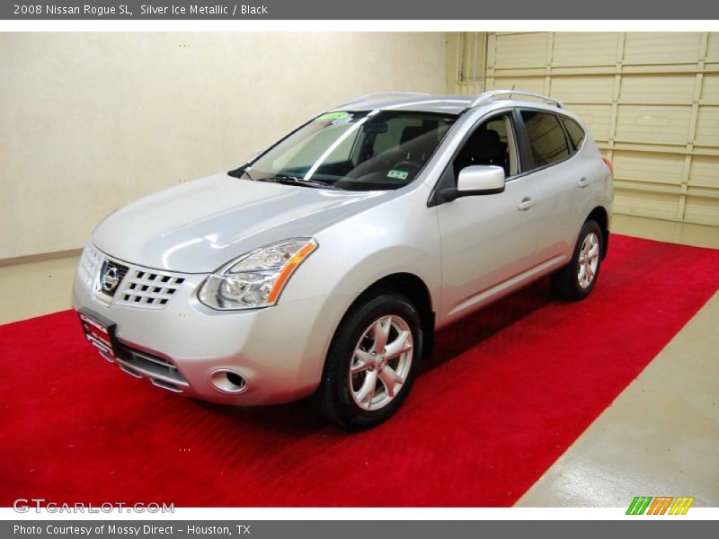 Silver Ice Metallic / Black 2008 Nissan Rogue SL