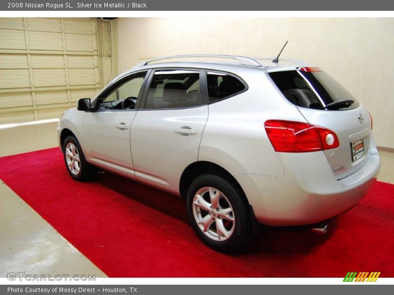 Silver Ice Metallic / Black 2008 Nissan Rogue SL