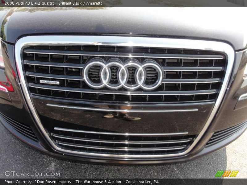 Brilliant Black / Amaretto 2008 Audi A8 L 4.2 quattro