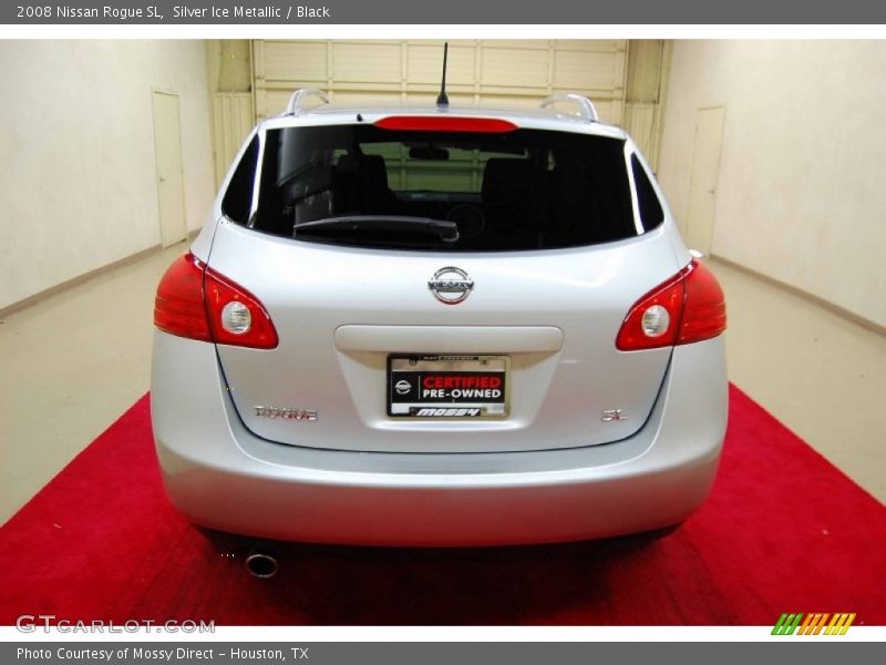 Silver Ice Metallic / Black 2008 Nissan Rogue SL