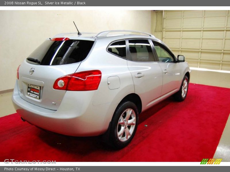 Silver Ice Metallic / Black 2008 Nissan Rogue SL