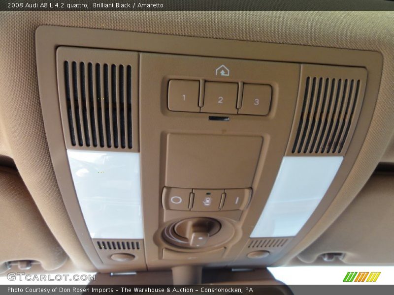 Brilliant Black / Amaretto 2008 Audi A8 L 4.2 quattro