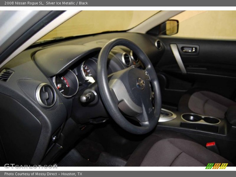 Silver Ice Metallic / Black 2008 Nissan Rogue SL