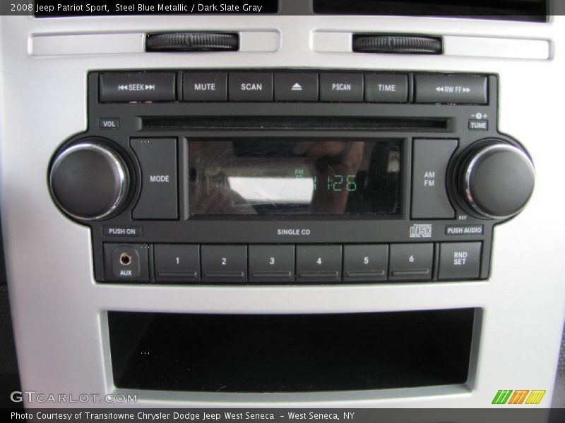 Steel Blue Metallic / Dark Slate Gray 2008 Jeep Patriot Sport