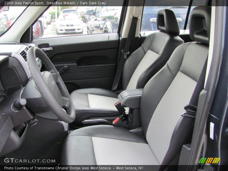 Steel Blue Metallic / Dark Slate Gray 2008 Jeep Patriot Sport